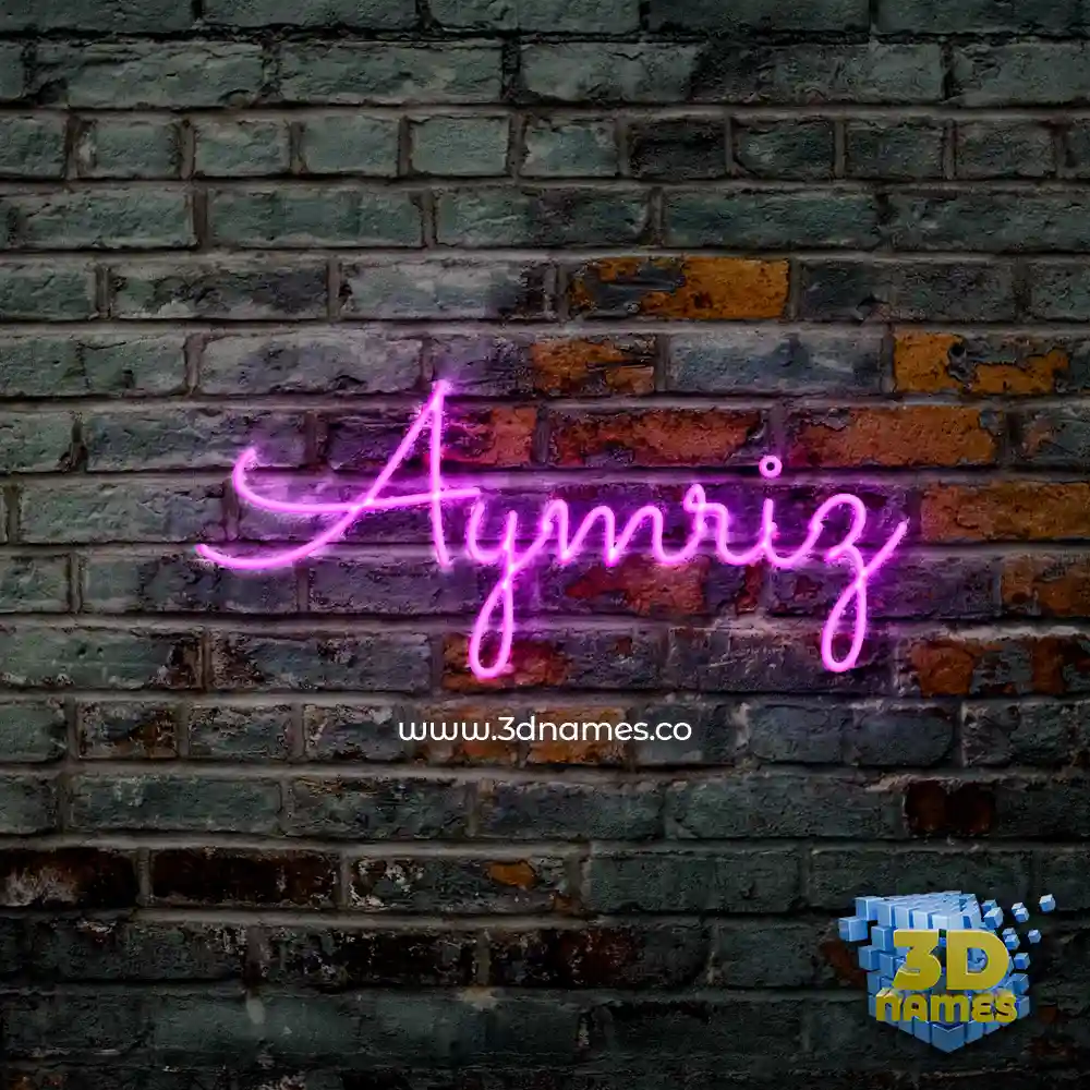aymriz in Pink Neon style - 3D name wallpaper aymriz in Pink Neon style - 3D name wallpaper