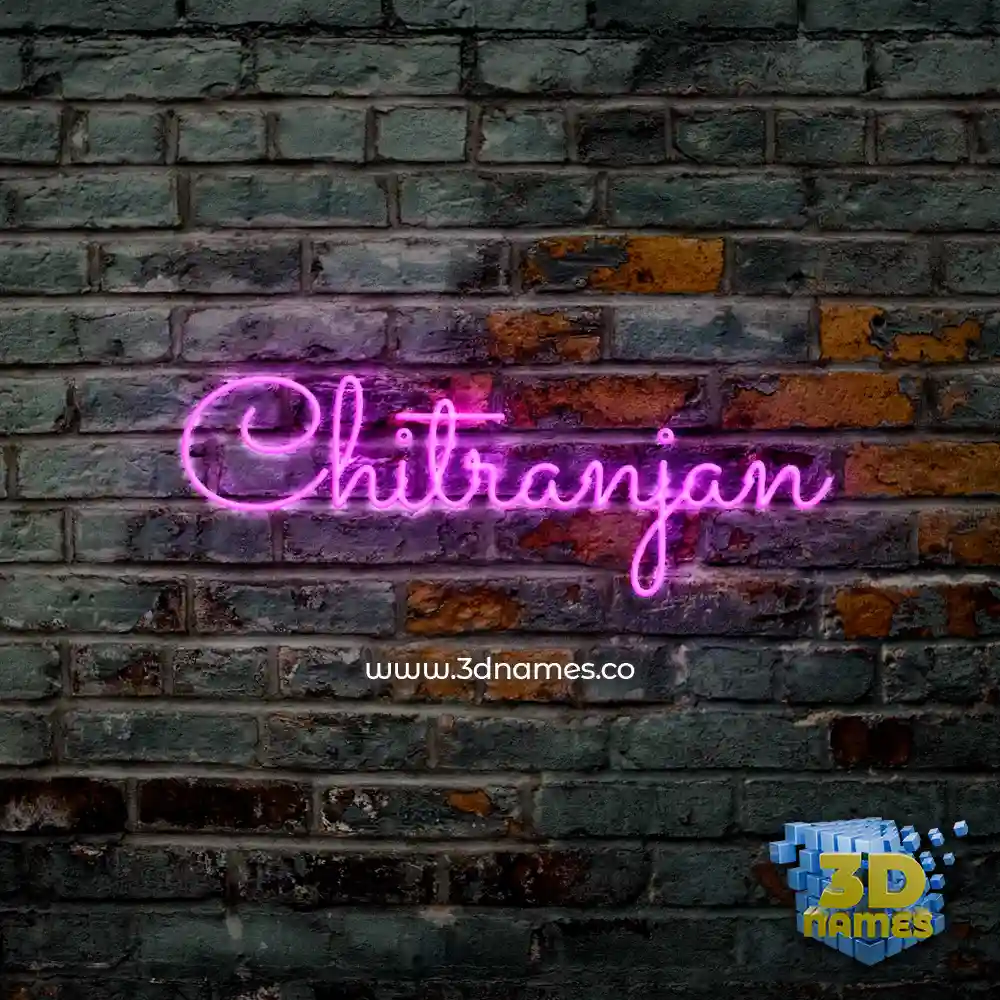chitranjan in Pink Neon style - 3D name wallpaper chitranjan in Pink Neon style - 3D name wallpaper