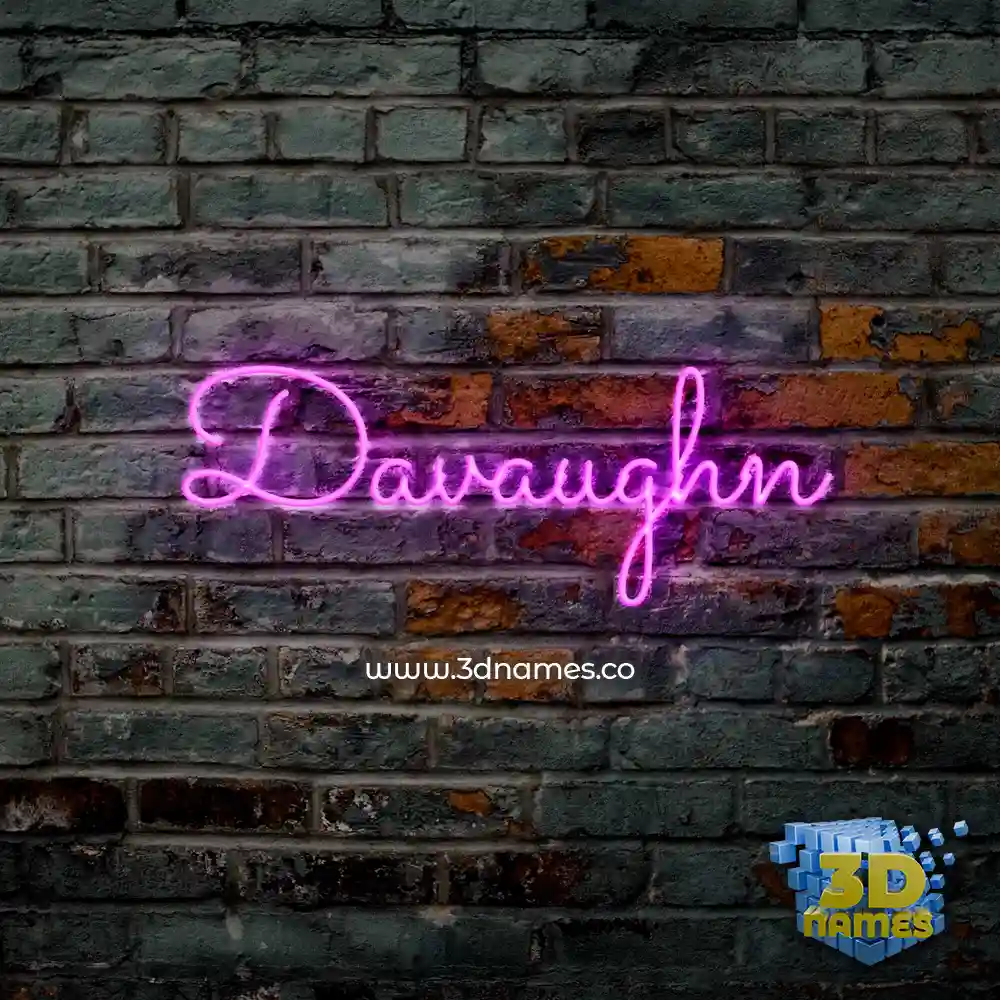 davaughn in Pink Neon style - 3D name wallpaper davaughn in Pink Neon style - 3D name wallpaper