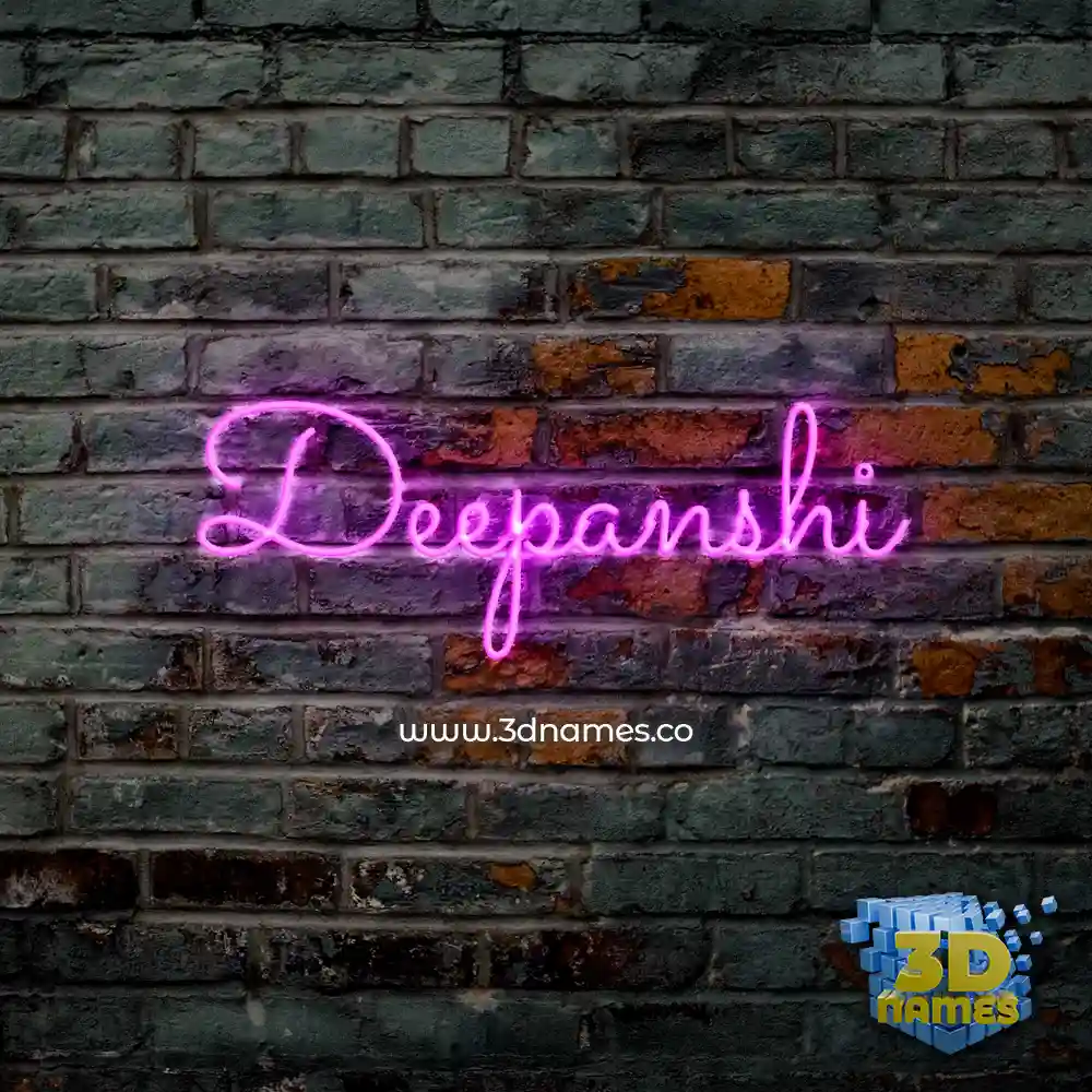 deepanshi in Pink Neon style - 3D name wallpaper deepanshi in Pink Neon style - 3D name wallpaper