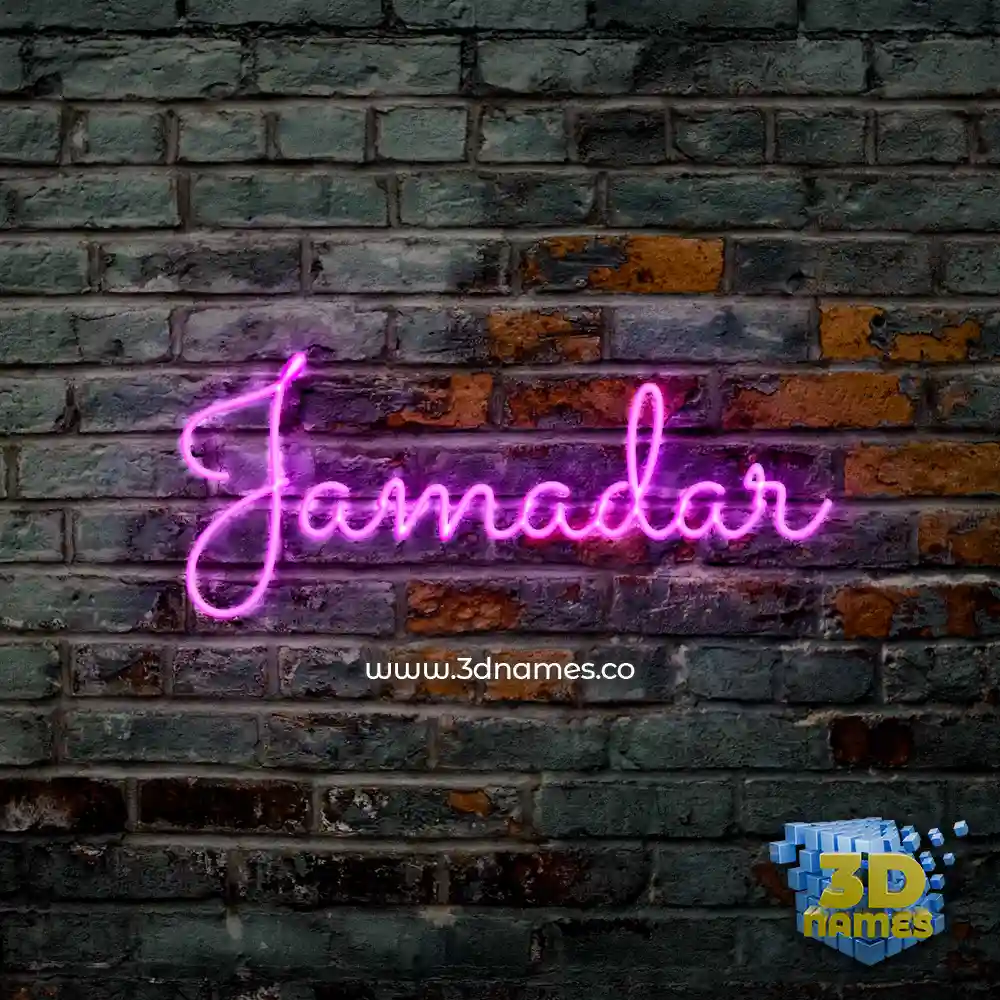 jamadar in Pink Neon style - 3D name wallpaper jamadar in Pink Neon style - 3D name wallpaper