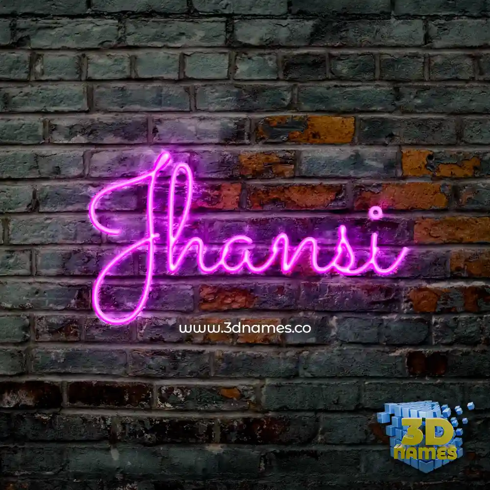 jhansi in Pink Neon style - 3D name wallpaper jhansi in Pink Neon style - 3D name wallpaper