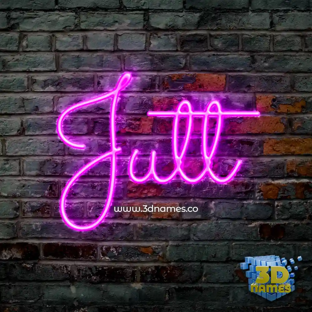 jutt in Pink Neon style - 3D name wallpaper jutt in Pink Neon style - 3D name wallpaper