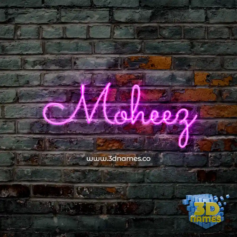 moheez in Pink Neon style - 3D name wallpaper moheez in Pink Neon style - 3D name wallpaper