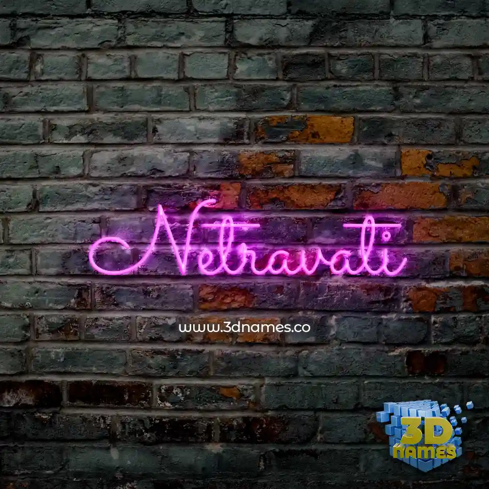 netravati in Pink Neon style - 3D name wallpaper netravati in Pink Neon style - 3D name wallpaper