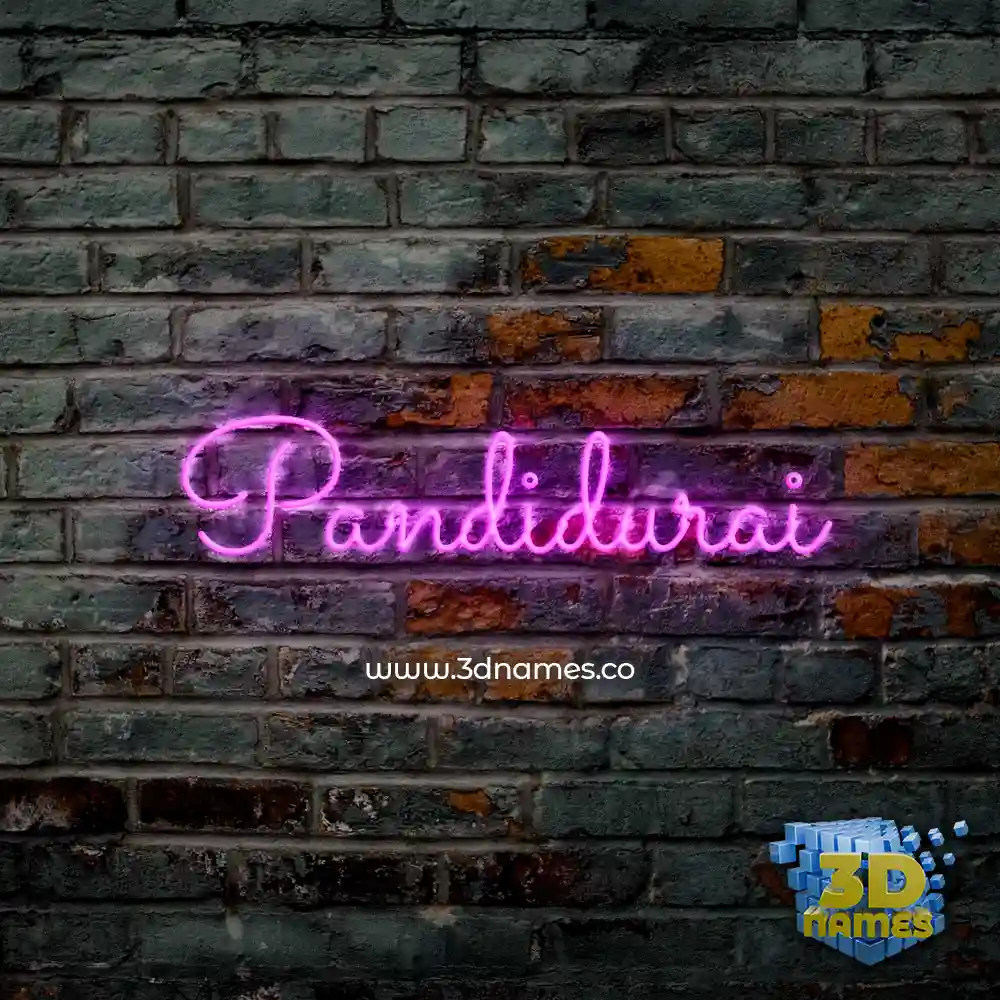 pandidurai in Pink Neon style - 3D name wallpaper pandidurai in Pink Neon style - 3D name wallpaper