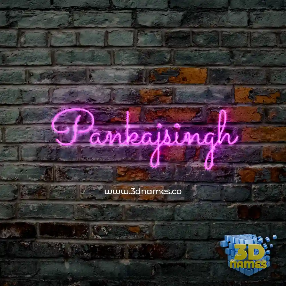pankajsingh in Pink Neon style - 3D name wallpaper pankajsingh in Pink Neon style - 3D name wallpaper
