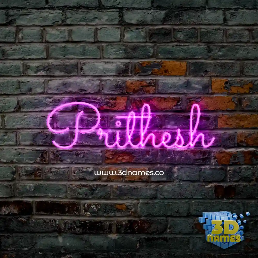 prithesh in Pink Neon style - 3D name wallpaper prithesh in Pink Neon style - 3D name wallpaper