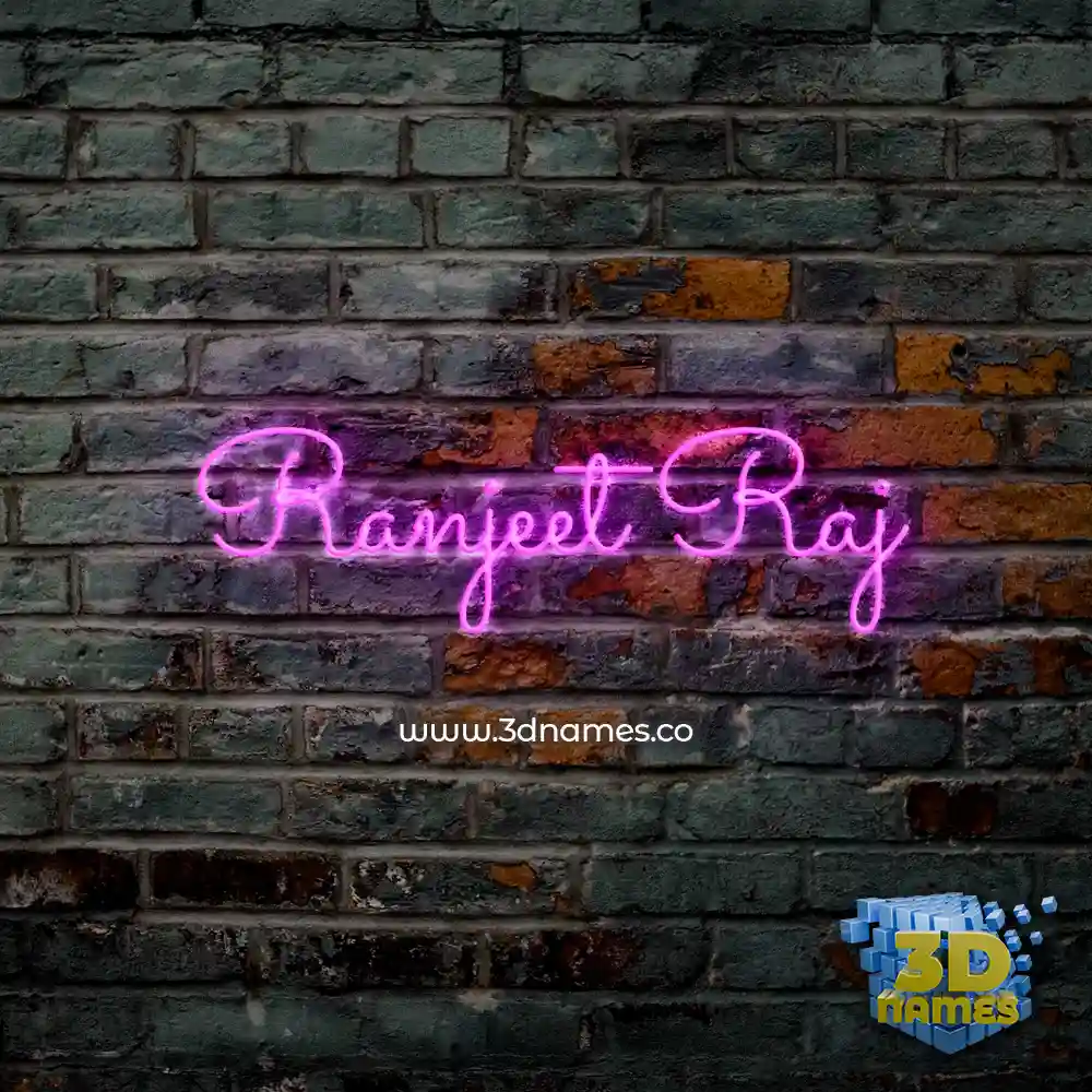 ranjeet raj in Pink Neon style - 3D name wallpaper ranjeet raj in Pink Neon style - 3D name wallpaper