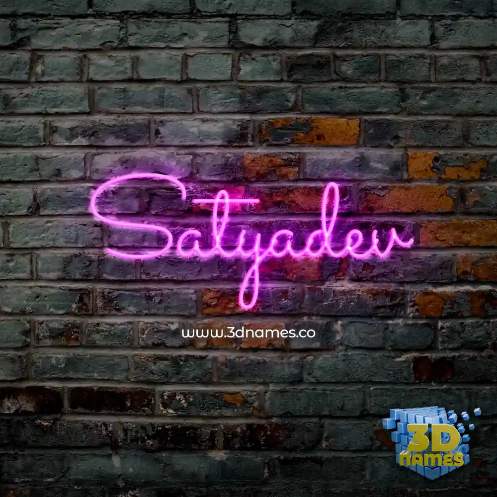 satyadev in Pink Neon style - 3D name wallpaper satyadev in Pink Neon style - 3D name wallpaper