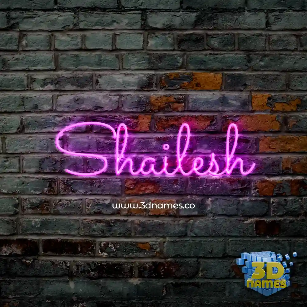 shailesh in Pink Neon style - 3D name wallpaper shailesh in Pink Neon style - 3D name wallpaper