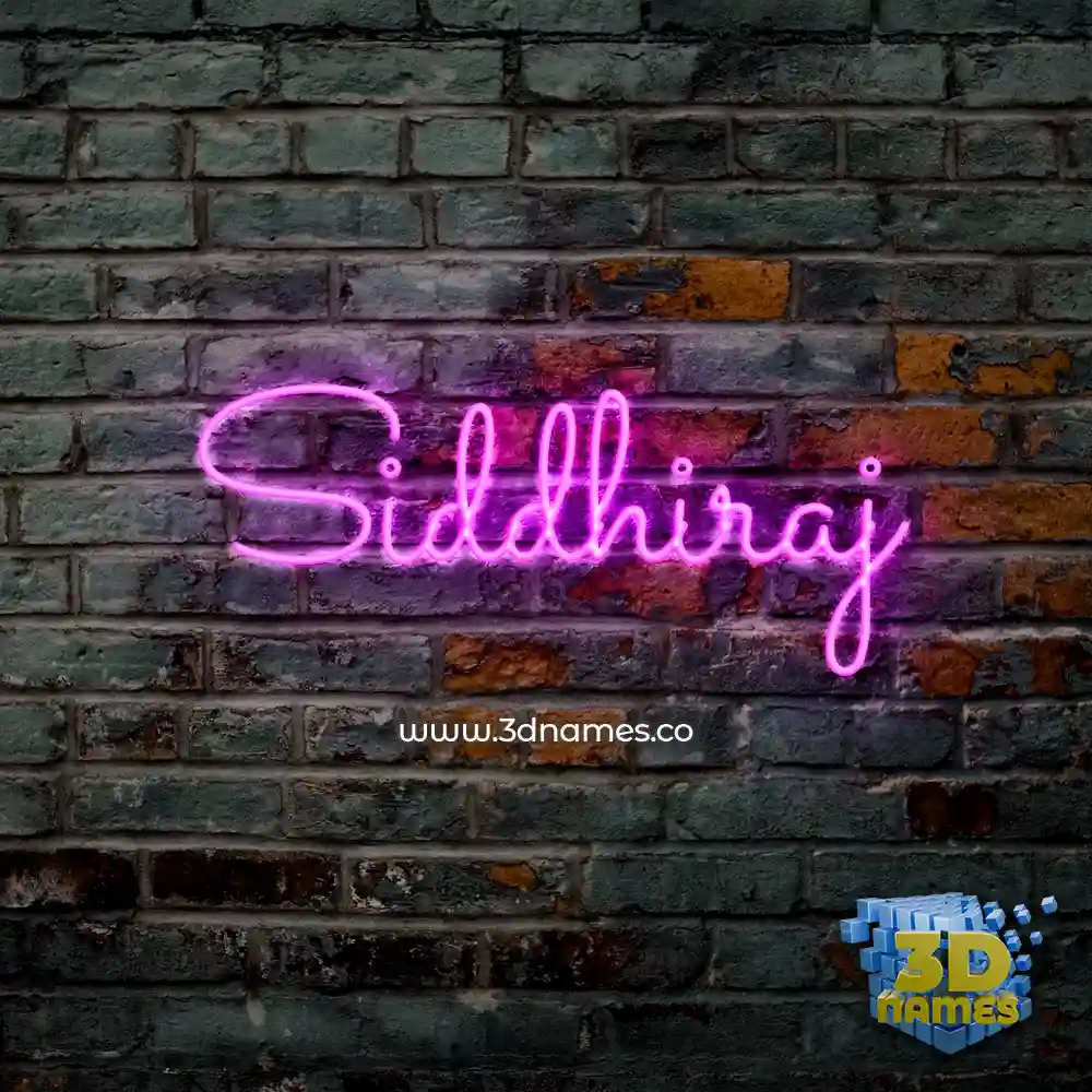 siddhiraj in Pink Neon style - 3D name wallpaper siddhiraj in Pink Neon style - 3D name wallpaper