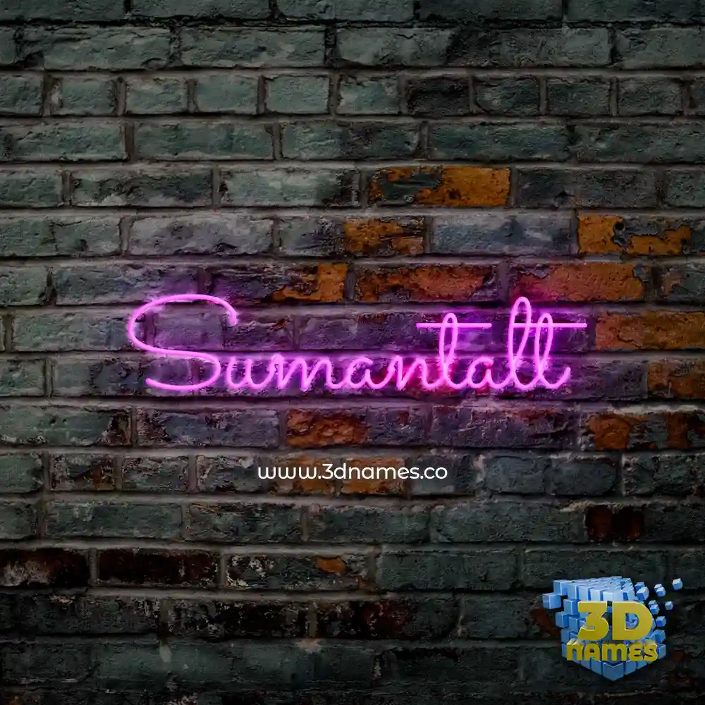 sumantalt in Pink Neon style - 3D name wallpaper sumantalt in Pink Neon style - 3D name wallpaper