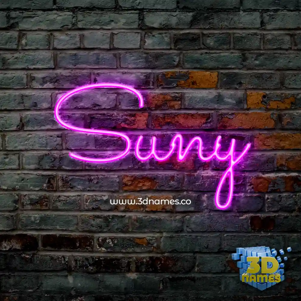 suny in Pink Neon style - 3D name wallpaper suny in Pink Neon style - 3D name wallpaper