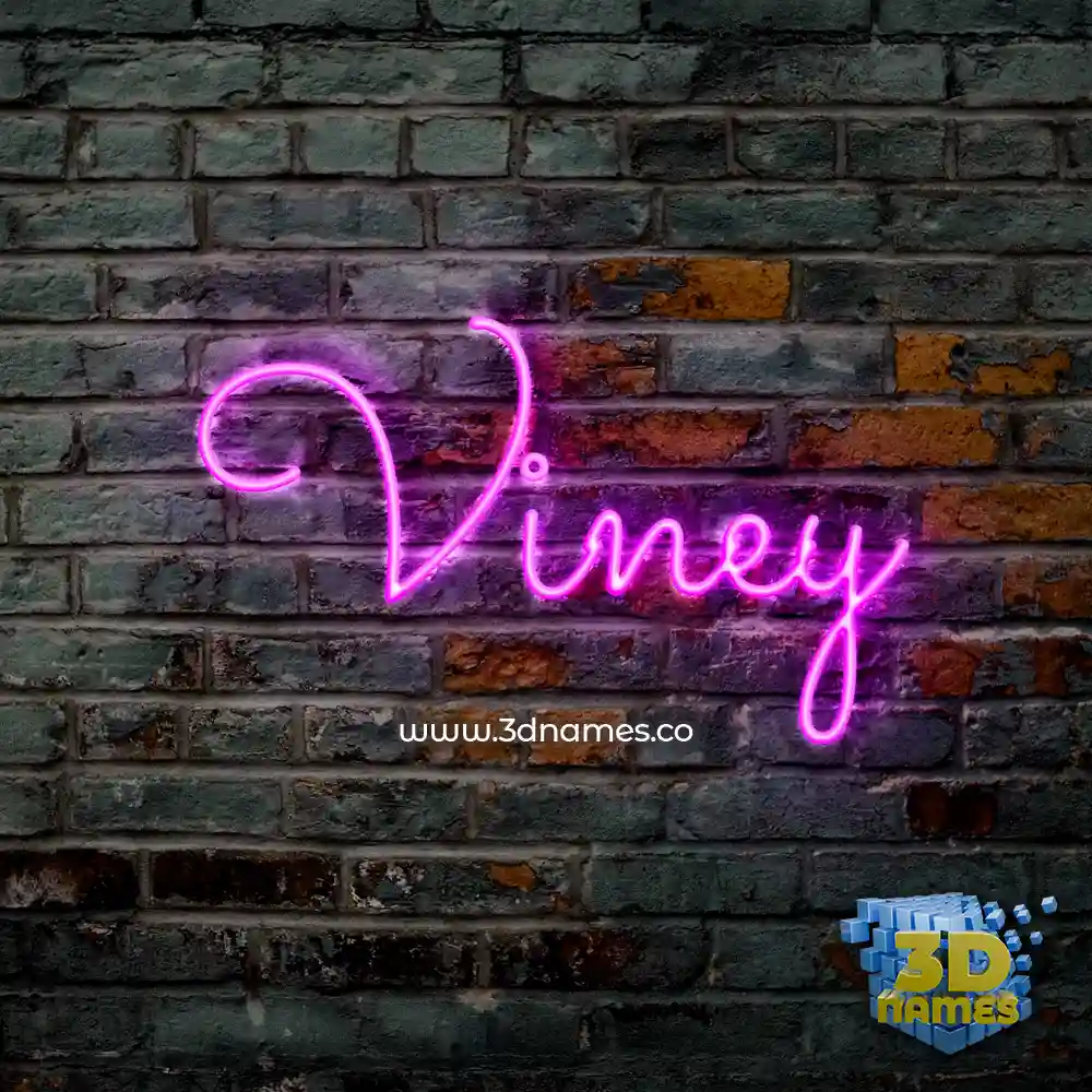 viney in Pink Neon style - 3D name wallpaper viney in Pink Neon style - 3D name wallpaper