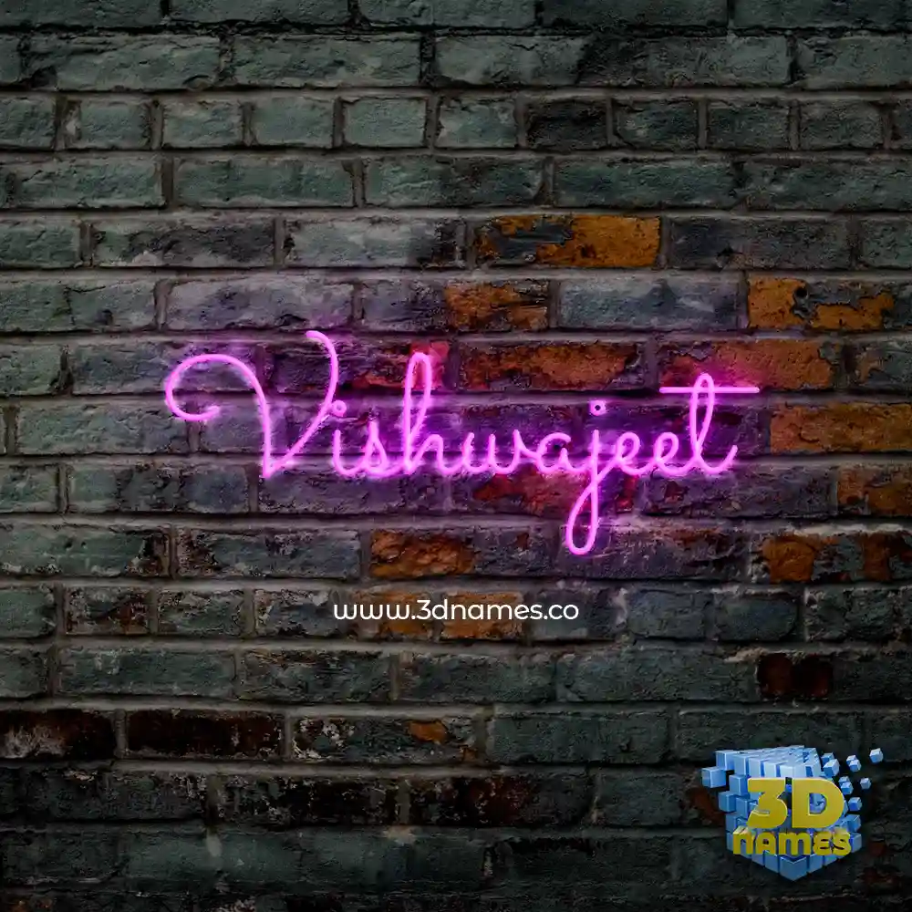 vishwajeet in Pink Neon style - 3D name wallpaper vishwajeet in Pink Neon style - 3D name wallpaper