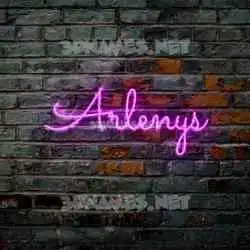 arlenys in Pink Neon style - 3D name wallpaper