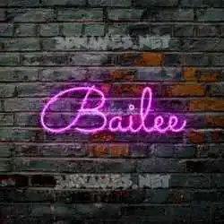 bailee in Pink Neon style - 3D name wallpaper