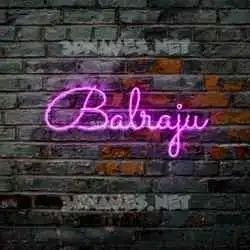 balraju in Pink Neon style - 3D name wallpaper