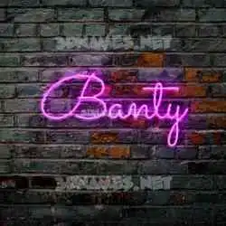 banty in Pink Neon style - 3D name wallpaper