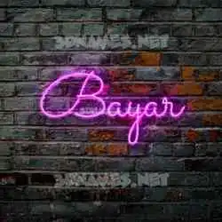 bayar in Pink Neon style - 3D name wallpaper