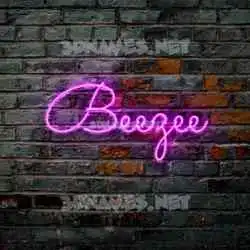 beezee in Pink Neon style - 3D name wallpaper