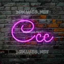 ccc in Pink Neon style - 3D name wallpaper