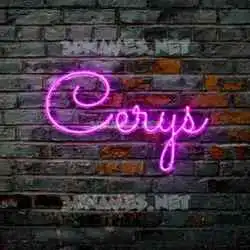 cerys in Pink Neon style - 3D name wallpaper