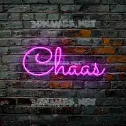 chaas in Pink Neon style - 3D name wallpaper