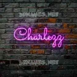 charlezz in Pink Neon style - 3D name wallpaper