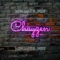 chayzen in Pink Neon style - 3D name wallpaper