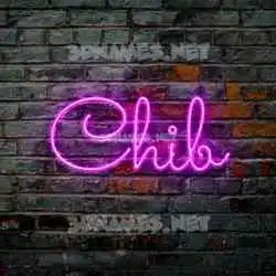 chib in Pink Neon style - 3D name wallpaper