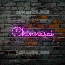 chinnasai in Pink Neon style - 3D name wallpaper