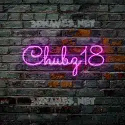 chubz18 in Pink Neon style - 3D name wallpaper