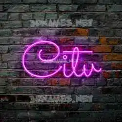 citv in Pink Neon style - 3D name wallpaper