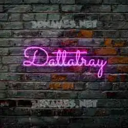 dattatray in Pink Neon style - 3D name wallpaper