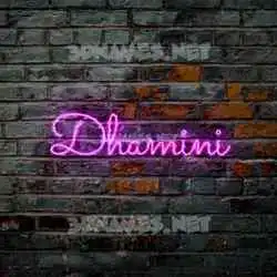 dhamini in Pink Neon style - 3D name wallpaper