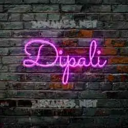 dipali in Pink Neon style - 3D name wallpaper