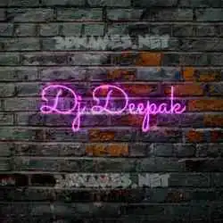 dj deepak in Pink Neon style - 3D name wallpaper