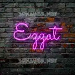 ezzat in Pink Neon style - 3D name wallpaper