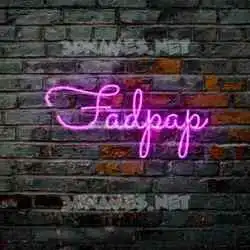 fadpap in Pink Neon style - 3D name wallpaper