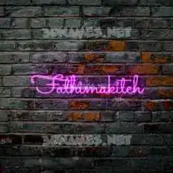 fathimakitch in Pink Neon style - 3D name wallpaper