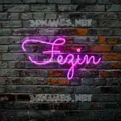 fezin in Pink Neon style - 3D name wallpaper