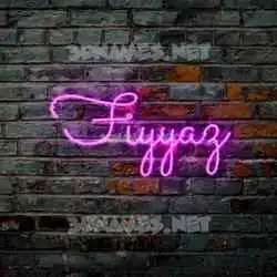 fiyyaz in Pink Neon style - 3D name wallpaper