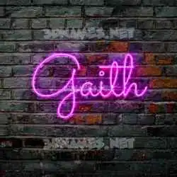 gaith in Pink Neon style - 3D name wallpaper
