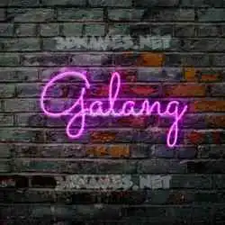 galang in Pink Neon style - 3D name wallpaper