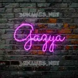 gazya in Pink Neon style - 3D name wallpaper