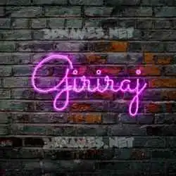 giriraj in Pink Neon style - 3D name wallpaper