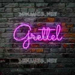 grettel in Pink Neon style - 3D name wallpaper