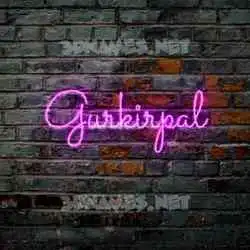 gurkirpal in Pink Neon style - 3D name wallpaper